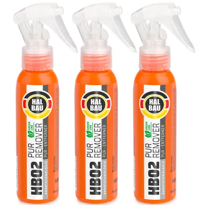 Obrázok produktu pre Čistiaca pena na vytvrdnutý polyuretán 100ml PUR REMOVER 3 ks. HALBAU HB02