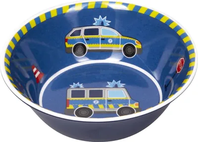 Produktbild von Coppenrath 17369 - Die Spiegelburg - Wenn ich mal groß bin - Melamin-Schale, Polizei