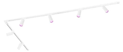 Image de Ledvion systeme rail LED 3m monophase Blanc 6 spots RGB