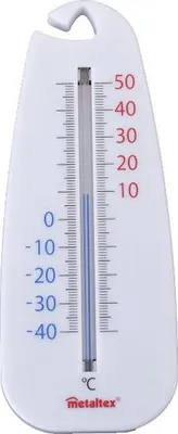 Image de Thermomètre 14 Cm Blanc - Metaltex
