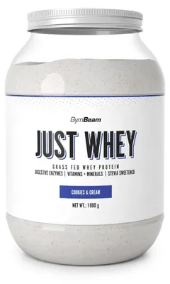 Immagine prodotto di GymBeam - Just Whey Protein da allevamenti al pascolo, 1000 g, Cookies & Creme