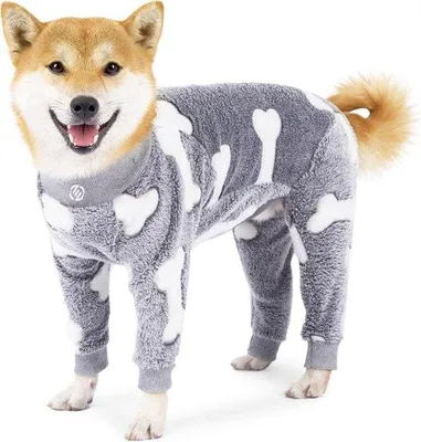 Produktbild von Hundepyjama aus Fleece - Größe XL - für aktive Hunde