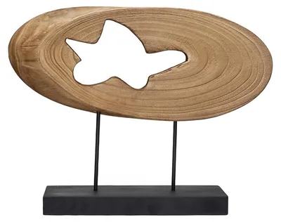 Image de Pomax Olarra : Objet de décoration, nature, L 50 x l 9 x H 40 cm