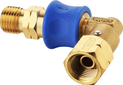 Immagine prodotto di Raccordo rapido per attacco gas 8 mm, modello curvo - Cadac