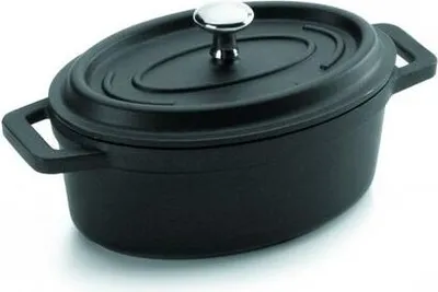 Obrázek produktu pro Lacor 25935 Hrnec na dušení AMOV 25X31 CM Hrnec na vaření včetně poklice, litina/litina, vhodný pro indukční vařiče, nepřilnavý povrch