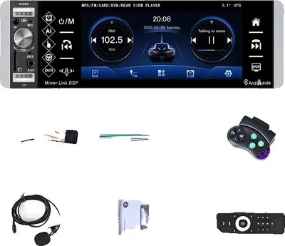 Produktbild von Autoradio, 51-Zoll-Display, Bluetooth-Konnektivität