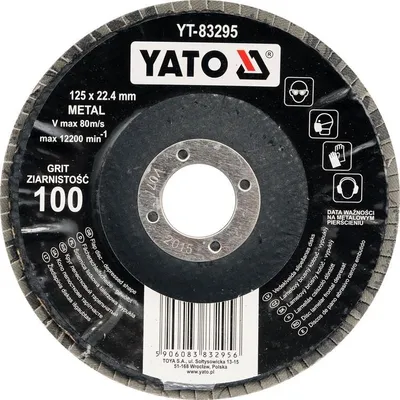 Obrázek produktu pro Kotouč lamelový korundový 125 x 22,2 mm vypouklý brusný P60