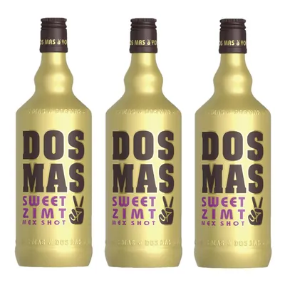 Image de Dos Mas Mex Shot Liqueur de cannelle affinée à la tequila 700ml pack de 3