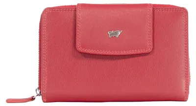 Produktbild von Portemonnaie GOLF RFID RV-Geldbörse M 15 Kartenfächer rot Uni - Leder