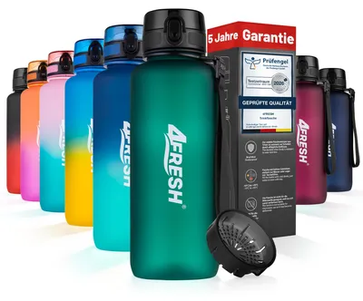 Produktbild von 4FRESH Trinkflasche Colourful Frosted - Bright Green 1500ml