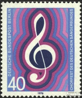 Produktbild von Briefmarken Berlin (West) 1976 Mi 522 (kompl.Ausgabe) postfrisch Chorfest