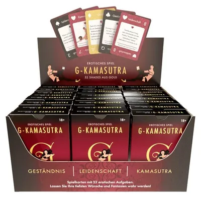 Image de Cartes à jouer "G-Kamasutra en or" (57 cartes)