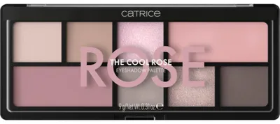 Obrázok produktu pre CATRICE The Cool Rose Eyeshadow Palette, Prášok, Vyhladenie, Nahota, Cool Rose, 8 farba/farieb, Matte, Trblietky