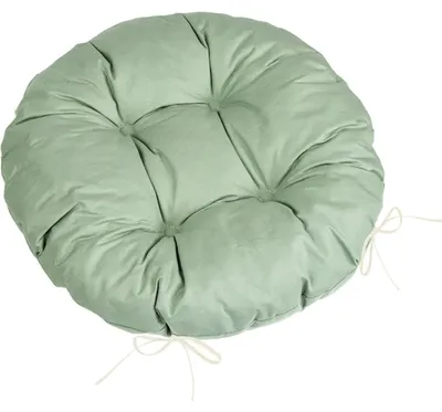 Obrázok produktu pre Prešívaný okrúhly sedací vankúš Adéla – priemer 40 cm – khaki