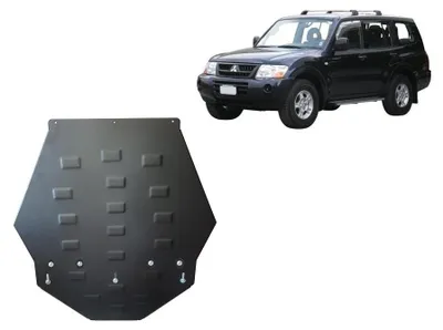 Produktbild von Getriebe schutz aus Stahl für Mitsubishi Pajero 3 (V60, V70) Vers. 2.0