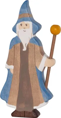 Immagine prodotto di Mago in legno Holztiger, figura di gioco realizzata a mano in legno