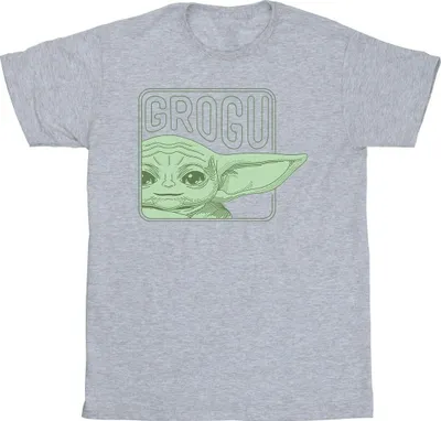 Produktbild von Star Wars - "The Mandalorian" T-Shirt für Herren BI47439 (XXL) (Grau)