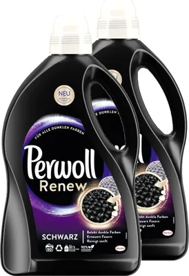 Produktbild von Perwoll Renew Schwarz 2x50 Wäschen Waschmittel dunkle Farben Feinwaschmittel
