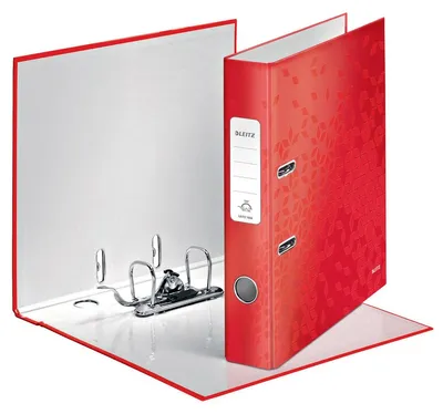 Produktbild von LEITZ 10060026 Ordner rot Karton 5,0 cm DIN A4