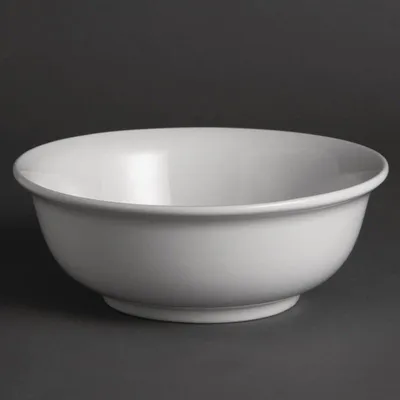 Image de Saladiers Olympia en faïence blanche 20 cm (6 pièces)