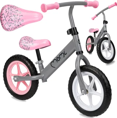 Produktbild von MoMi FLEET Kinderlaufrad Kinder Fahrrad – Höhenverstellung, EVA 12 Zoll, Leicht Stahlrahmen, ab 3 Jahren