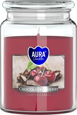 Immagine prodotto di Candela profumata grande in vaso BISPOL Aura 100H CHOCOLATE - SPRINGLIGHT