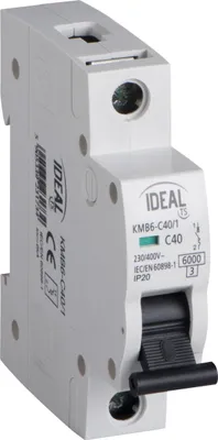 Produktbild von KMB6 1P C40 Idealer Leistungsschalter