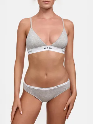 Produktbild von NUR DIE Soft BH - graumelange - Größe 40-42