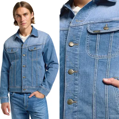 Produktbild von Lee Rider Jacket Worn Indigo 112363866 M