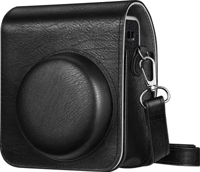 Produktbild von Fintie Tasche für Fujifilm Instax Mini 40 Sofortbildkamera, Premium Kunstleder Schutzhülle Reise Kameratasche Hülle Abdeckung mit abnehmbaren Riemen, Schwarz
