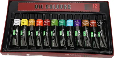 Produktbild von 12 ml Acrylfarben-Set, hochpigmentierte professionelle Bastelfarbe für Kinder und Erwachsene, 12 Farben