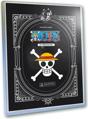 The image shows the front cover of a collector's album for Panini One Piece trading cards.
