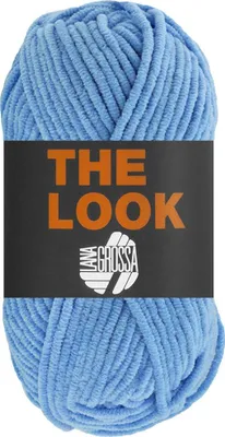 Produktbild von Lana Grossa THE LOOK 100 g samtig weiches und stabiles Chenillegarn 120 m, Farbe:018 - Hellblau
