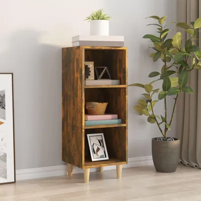 Produktbild von vidaXL Sideboard Räuchereiche 34,5x32,5x90 cm Holzwerkstoff