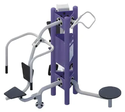 Produktbild von Straßensportgeräte Multifunktionstürme Liegestützgriffe Beinpresse Bauchtrainer
