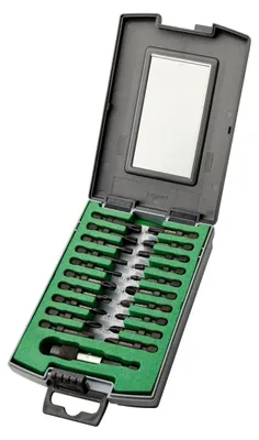Produktbild von HiKOKI Bit-Set 1/4“ 751190 Schlagfest, Bitsatz, Bit-Sortiment, 38mm Länge, Lange Lebensdauer, 21-teilig