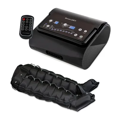 Immagine prodotto di Dinamicamed Premium 8.0 Digitale Compact, Pressoterapia Linfodrenaggio, con 6 Programmi e 8 Camere d'aria, Pantaloni per Gambe, Glutei e Addome