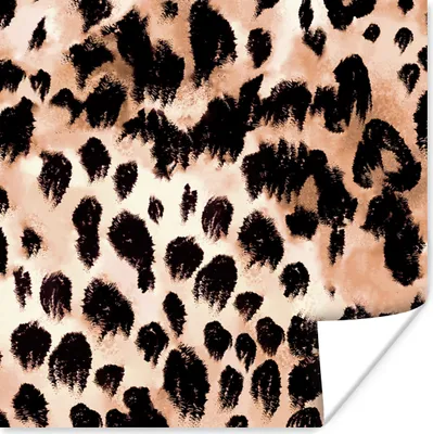 Produktbild von MuchoWow® Poster Tiere - Panther Druck 100x100 cm - Babyzimmer