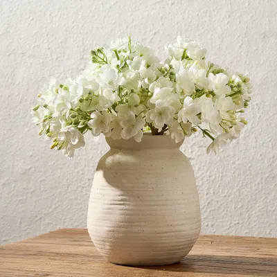 Image de Vase en céramique, 18,5 cm, glaçure sableuse, idéale pour la décoration intérieure