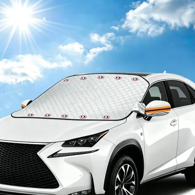 Image de Pare-soleil pour pare-brise de voiture avec isolation thermique