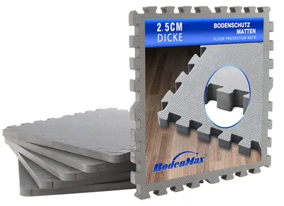 Zdjęcie produktu dla Mata sportowa o grubości 2,5 cm, idealna do ćwiczeń i basenu - ochronna mata puzzle