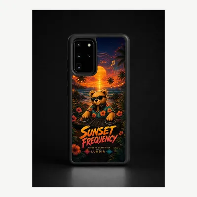 Imagen del producto de Funda para Samsung S20 Ultra, carcasa protectora para teléfono móvil con diseño de atardecer – LUNØIR ©