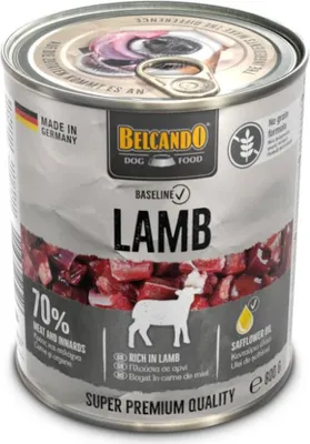 Obrázok produktu pre Belcando Baseline konz. Lamb - Jahňacie-ryža 800 g