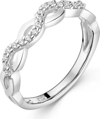 Produktbild von MATERIA by Matthias Wagner Ring geflochten Silber 925 mit Steinen SR-93