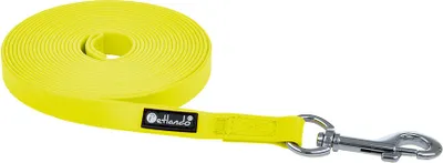 Produktbild von Petlando Trekking Schleppleine Fährtenleine 5m 1cm breit gelb