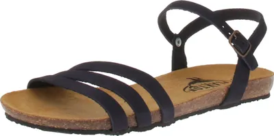 Produktbild von plakton 575080 Mam Alou Nobuck - Damen Schuhe Sandaletten - Blu, Größe:38 EU