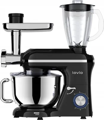 Produktbild von Planetenrührer Lovio ChefAssistant Plus schwarz LVSTM02PBK