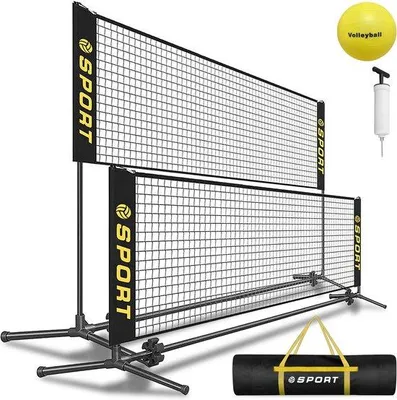 Produktbild von Famanu Badmintonnetz Set - Tragbar, 3 Meter Breite