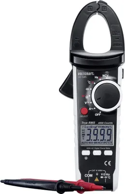 Produktbild von VOLTCRAFT VC585 Stromzange digital CAT III 600 V Anzeige (Counts): 4000
