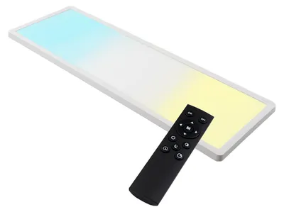 Produktbild von LUXULA LED Aufbauleuchte 24 W 3000 K, 4000 K, 6500 K einstellbar in warm-, neutral- und kaltweiß (CCT) weiß IP44 dimmbar